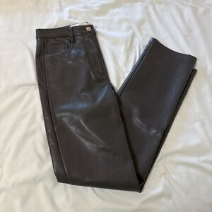 Aritzia Leather Pants